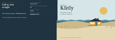Cover of Welcome folder for a holiday home owner – 20 pages