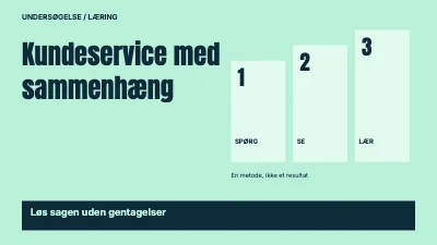 Kundeservice med sammenhæng