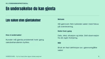Side 2 av Kundestøtte med kontinuitet