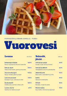 Sivu 1 – Vattimeren rantakahvila — ruokalista