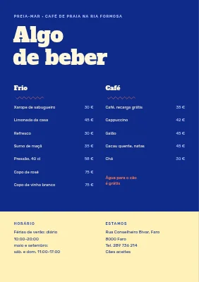 Página 2 de Café de praia do Mar de Wadden — ementa