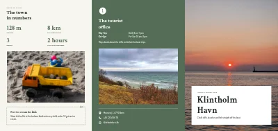 Holiday guide to a coastal town