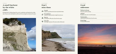 Página 2 de Holiday guide to a coastal town