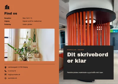 Coworking: kontorpladser