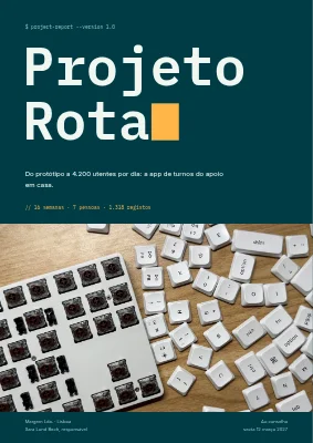 Relatório de projeto — start-up de software
