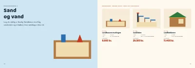 Side 12–13 af Produktkatalog for legepladsudstyr – 24 sider