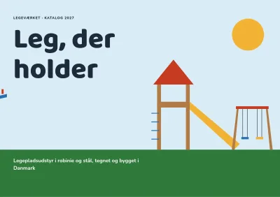 Produktkatalog for legepladsudstyr – 24 sider