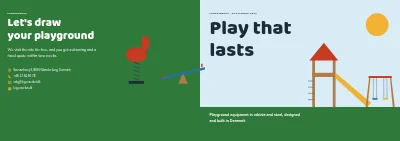 Cover of Product catalogue for playground equipment – 24 pages
