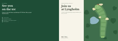 Cover of Membership brochure for a golf club – 16 pages