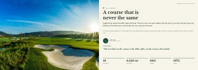 Pages 2–3 of Membership brochure for a golf club – 16 pages