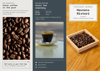 Coffee roastery: coffees and subscription