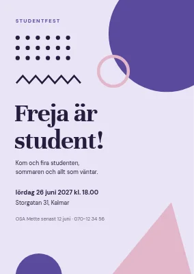 Examensfest — lekfull geometri