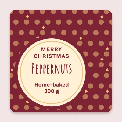 Christmas peppernuts