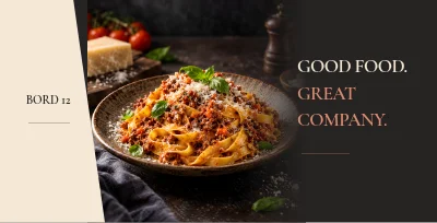 BORD 12 — Good food