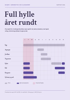 Prosjektrapport — gårdsbutikk