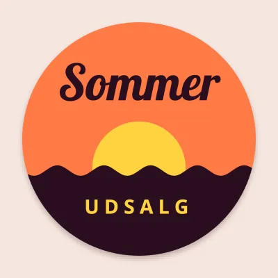Sommerudsalg ved havet