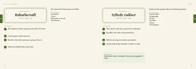 Side 28–29 af Kogebog for gårdbutik – 96 sider