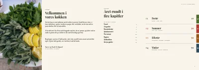 Side 2–3 af Kogebog for gårdbutik – 96 sider
