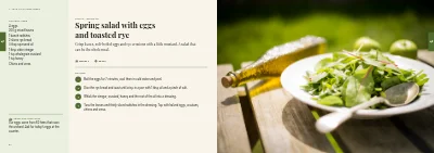 Pages 24–25 of Cookbook for a farm shop – 96 pages
