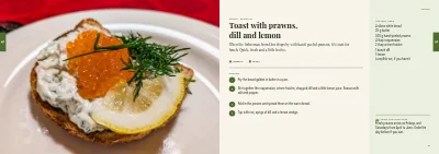 Pages 26–27 of Cookbook for a farm shop – 96 pages