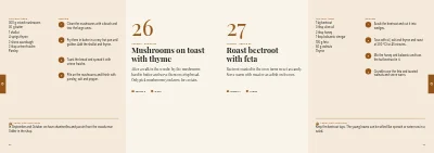 Pages 56–57 of Cookbook for a farm shop – 96 pages