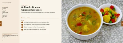 Pages 64–65 of Cookbook for a farm shop – 96 pages