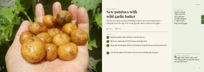 Pages 14–15 of Cookbook for a farm shop – 96 pages