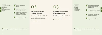 Pages 16–17 of Cookbook for a farm shop – 96 pages
