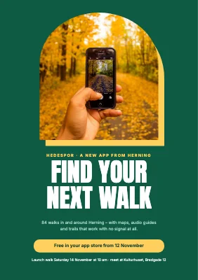 App launch — a new walking app