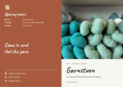 Yarn shop and knitting café