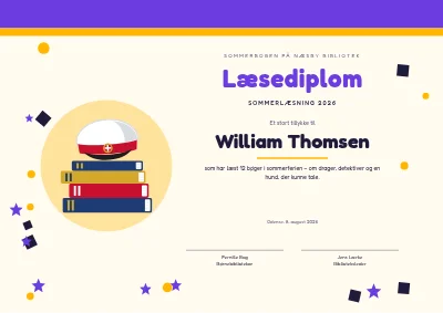 Læsediplom — sommerlæsning