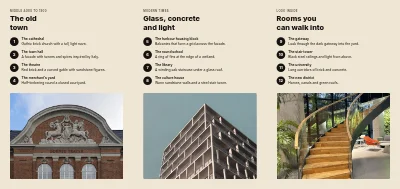 الصفحة 2 من Architecture guide to the city