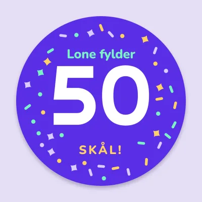 Rund fødselsdag: 50