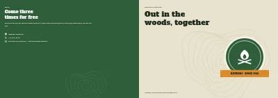 Cover of Welcome brochure for a scout group – 12 pages
