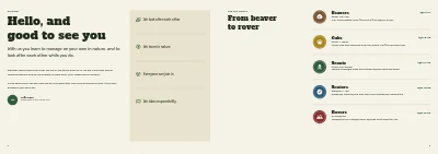 Pages 2–3 of Welcome brochure for a scout group – 12 pages