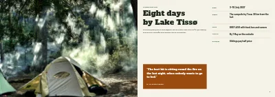 Pages 8–9 of Welcome brochure for a scout group – 12 pages