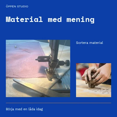Material med mening · skaparens ritning