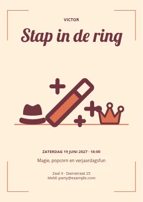Stap in de ring