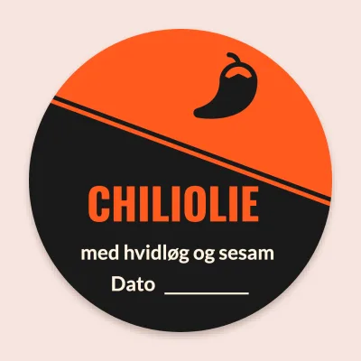 Chiliolie på skrå