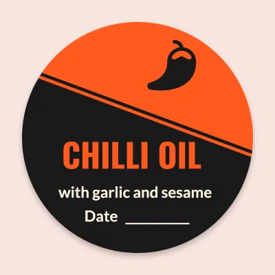Chilli oil on the slant