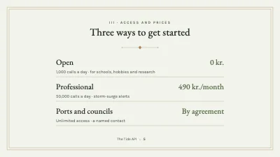 Page 5 of API introduction — tide data