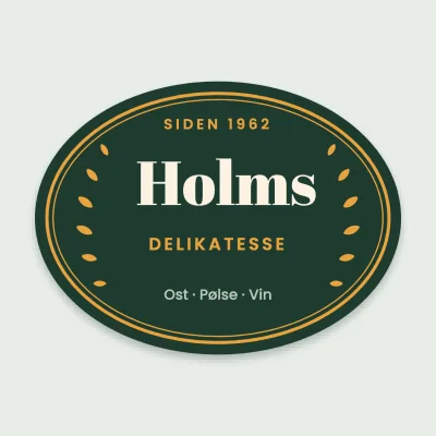 Delikatessens oval