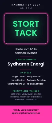 Festival-roll-up — tack till sponsorerna