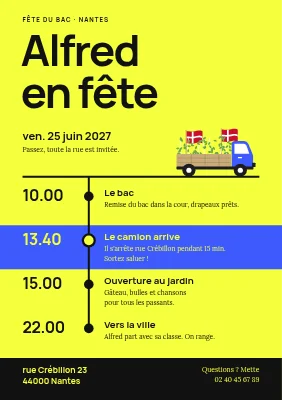Fête de fin d’études — la chronologie de la journée