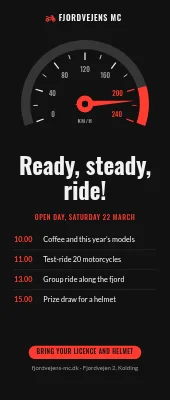 Motorcycle dealer roll-up — season opening