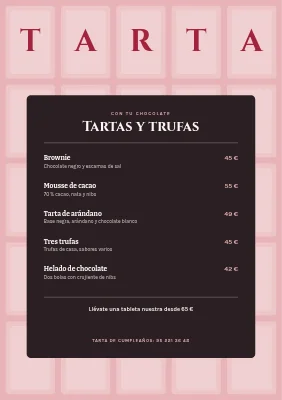 Página 2 de Bar de chocolate — chocolate caliente y pasteles