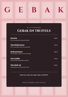 Pagina 2 van Chocoladebar — warme chocolademelk en gebak