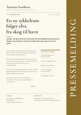 Pressemelding — turistkontor