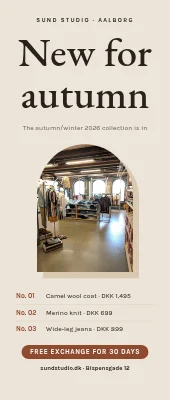 Fashion boutique roll-up — new collection