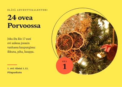 Elävä joulukalenteri — 24 ovea